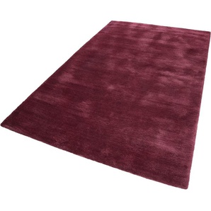 Teppich ESPRIT Loft Teppiche Gr. B/L: 130 cm x 190 cm, 20 mm, 1 St., rot (bordeau) Esszimmerteppiche