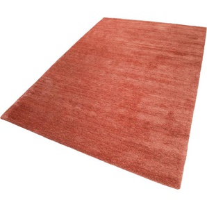 Teppich ESPRIT Loft Teppiche Gr. B/L: 130 cm x 190 cm, 20 mm, 1 St., rot (rotbraun) Esszimmerteppiche Wohnzimmer, große Farbauswahl, sehr weicher Flor, dicht gewebt, robust