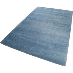 Teppich ESPRIT Loft Teppiche Gr. B/L: 200 cm x 290 cm, 20 mm, 1 St., blau (graublau) Esszimmerteppiche Wohnzimmer, große Farbauswahl, sehr weicher Flor, dicht gewebt, robust