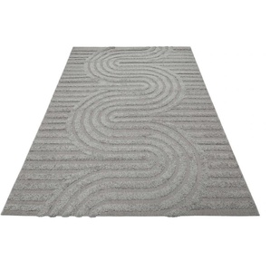 Teppich ESPRIT Miles, In -und Outdoor geeignet Teppiche Gr. B/L: 200 cm x 290 cm, 20 mm, 1 St., grau Esszimmerteppiche