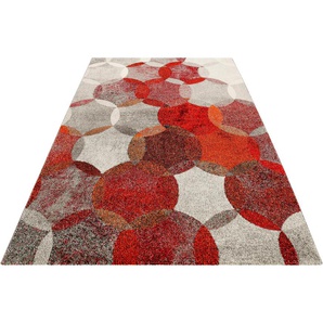 Teppich ESPRIT Modernina Teppiche Gr. B/L: 200 cm x 290 cm, 13 mm, 1 St., rot Esszimmerteppiche