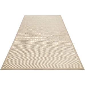 Teppich ESPRIT Paulsen ESP-42078 Teppiche Gr. B/L: 160 cm x 230 cm, 10 mm, 1 St., beige Baumwollteppiche Wendeteppich im modernen Design, Wohnzimmer