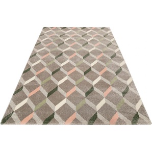Teppich ESPRIT Rica Teppiche Gr. B/L: 120 cm x 170 cm, 13 mm, 1 St., grau Esszimmerteppiche