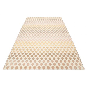 Teppich ESPRIT Spotted Stripe Teppiche Gr. B/L: 133 cm x 200 cm, 13 mm, 1 St., braun Esszimmerteppiche