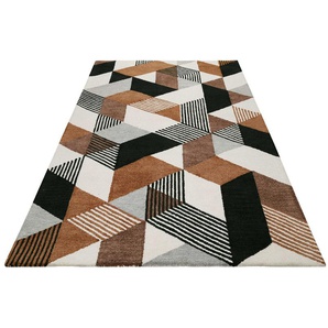 Teppich ESPRIT Uptown Teppiche Gr. B/L: 110 cm x 170 cm, 8 mm, 1 St., braun Esszimmerteppiche