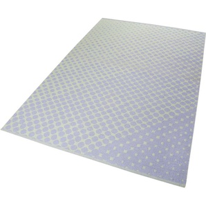 Teppich ESPRIT VEL Kelim Teppiche Gr. B/L: 130 cm x 190 cm, 4 mm, 1 St., blau Baumwollteppiche