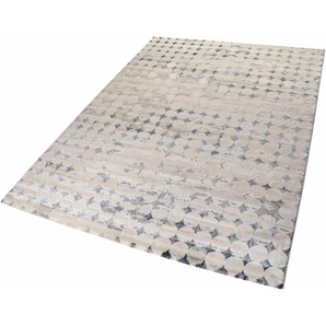 Teppich ESPRIT Velvet spots Teppiche Gr. B/L: 133 cm x 200 cm, 12 mm, 1 St., beige Esszimmerteppiche