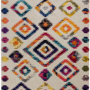 Teppich FLAIR RUGS BOHEMIA Teppiche Gr. B/L: 200 cm x 290 cm, 20 mm, 1 St., bunt Esszimmerteppiche