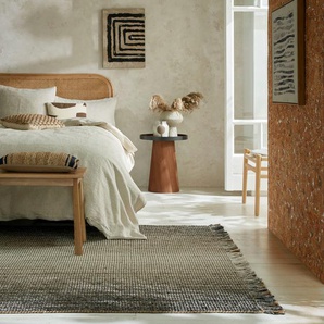 Teppich FLAIR RUGS Jute Ombre Teppiche Gr. B/L: 120 cm x 170 cm, 8 mm, 1 St., grau Juteteppiche
