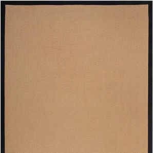 Teppich FLAIR RUGS Kira Teppiche Gr. B/L: 120 cm x 170 cm, 3 mm, 1 St., schwarz Juteteppiche