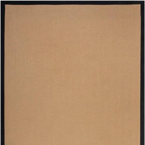 Teppich FLAIR RUGS Kira Teppiche Gr. B/L: 160 cm x 230 cm, 3 mm, 1 St., schwarz Juteteppiche
