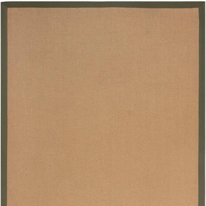 Teppich FLAIR RUGS Kira Teppiche Gr. B/L: 200 cm x 290 cm, 3 mm, 1 St., grün Juteteppiche