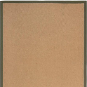 Teppich FLAIR RUGS Kira Teppiche Gr. B/L: 200 cm x 290 cm, 3 mm, 1 St., grün Juteteppiche