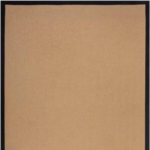 Teppich FLAIR RUGS Kira Teppiche Gr. B/L: 200 cm x 290 cm, 3 mm, 1 St., schwarz Juteteppiche