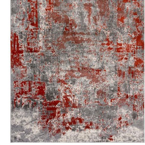 Teppich FLAIR RUGS Wonderlust Teppiche Gr. B/L: 200 cm x 290 cm, 10 mm, 1 St., orange (terrakotta) Esszimmerteppiche fußbodenheizungsgeeignet, mehrfarbig, Vintage Design, Abstrakt