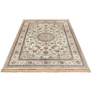 Teppich FREUNDIN HOME COLLECTION Almas Teppiche Gr. B/L: 135 cm x 195 cm, 3 mm, 1 St., beige (creme) Orientalische Muster