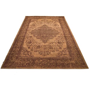 Teppich GALLERY M BRANDED BY MUSTERRING Bordüre Teppiche Gr. B/L: 170 cm x 240 cm, 5 mm, 1 St., braun (kastanie) Baumwollteppich Flachgewebeteppich Kurzflorteppich Orientteppich Teppich Webteppich Baumwollteppiche Teppiche Flachgewebe, Chenille,