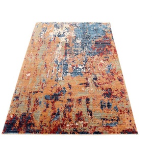 Teppich GALLERY M BRANDED BY MUSTERRING Corso Teppiche Gr. B/L: 133 cm x 190 cm, 8 mm, 1 St., orange Esszimmerteppiche Wohnzimmer