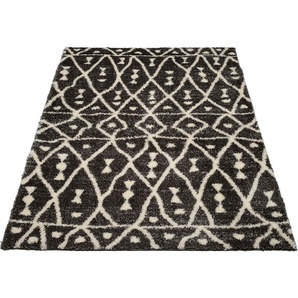 Teppich GALLERY M BRANDED BY MUSTERRING MAROK Teppiche Gr. B/L: 140 cm x 200 cm, 12 mm, 1 St., grau (dunkelgrau) Orientalische Muster