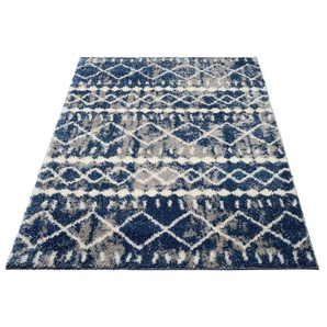 Teppich GALLERY M BRANDED BY MUSTERRING MAROK Teppiche Gr. B/L: 200 cm x 290 cm, 12 mm, 1 St., blau Orientalische Muster