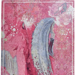 Teppich GINO FALCONE Cosima-111 Teppiche Gr. B/L: 190 cm x 280 cm, 3 mm, 1 St., rosa Esszimmerteppiche