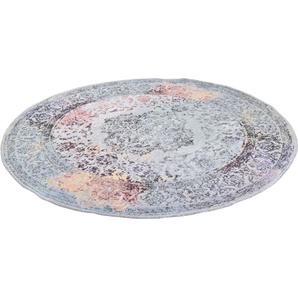 Teppich GINO FALCONE Cosima-118 Teppiche Gr. B/L: 160 cm x 160 cm Ø 160 cm, 3 mm, 1 St., bunt Orientalische Muster
