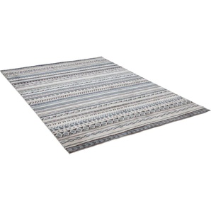 Teppich GINO FALCONE Francesco 24718 Teppiche Gr. B/L: 190 cm x 290 cm, 14 mm, 1 St., grau Esszimmerteppiche besonders weich durch Microfaser, ideal im Wohnzimmer & Schlafzimmer