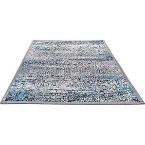 Teppich GINO FALCONE Orelia 102 Teppiche Gr. B/L: 195 cm x 280 cm, 7 mm, 1 St., blau Esszimmerteppiche