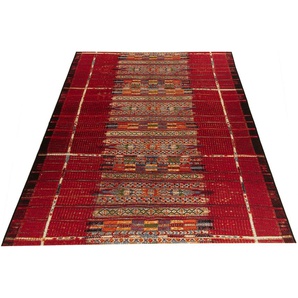 Teppich GINO FALCONE Outdoor-Africa 38 Teppiche Gr. B/L: 240 cm x 340 cm, 5 mm, 1 St., rot Esszimmerteppiche Flachgewebe, Ethno Style, In- und Outdoor geeignet