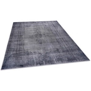 Teppich GINO FALCONE Rachele GF-085 Teppiche Gr. B/L: 160 cm x 230 cm, 6 mm, 1 St., grau (dunkelgrau) Orientalische Muster
