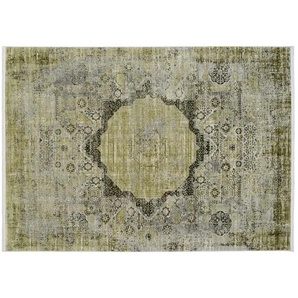 meinTeppich Webteppich Color Creek ¦ grün ¦ Synthetische Fasern ¦ Maße (cm): B: 140