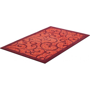 Teppich GRUND Grillo Teppiche Gr. B/L: 90 cm x 150 cm, 8 mm, 1 St., rot Esszimmerteppiche