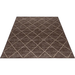 Teppich GUIDO MARIA KRETSCHMER HOME&LIVING Florenz Teppiche Gr. B/L: 240 cm x 320 cm, 3 mm, 1 St., braun Esszimmerteppiche geeignet für In- & Outdoor, wetterfest UV-beständig, besonders flach