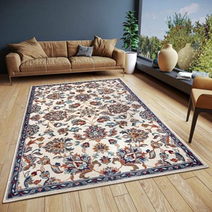 Teppich HANSE HOME Caracci Teppiche Gr. B/L: 160 cm x 235 cm, 8 mm, 1 St., beige (creme) Orientalische Muster