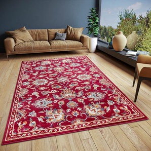 Teppich HANSE HOME Caracci Teppiche Gr. B/L: 200 cm x 280 cm, 8 mm, 1 St., rot Orientalische Muster Orientalisch, Orient, Kurzflor, Wohnzimmer, Schlafzimmer, Esszimmer