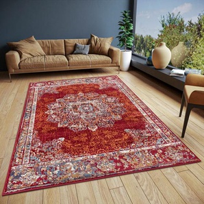 Teppich HANSE HOME Maderno Teppiche Gr. B/L: 200 cm x 280 cm, 8 mm, 1 St., rot Orientalische Muster Orientalisch, Orient, Kurzflor, Wohnzimmer, Schlafzimmer, Esszimmer