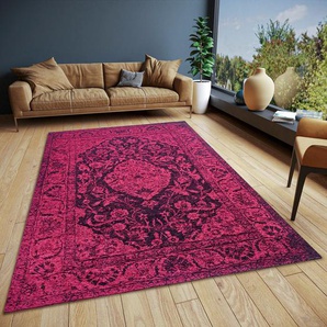 Teppich HANSE HOME Mahat Teppiche Gr. B/L: 200 cm x 285 cm, 6 mm, 1 St., rot Orientalische Muster Vintage, Orientalisch,Wohnzimmer, Flur, Anti-Slip Rücken, Klassisch
