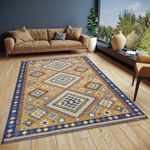 Teppich HANSE HOME Peso Teppiche Gr. B/L: 160 cm x 235 cm, 5 mm, 1 St., bunt (gelb,lila) Esszimmerteppiche