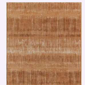 Teppich HEINE HOME Teppiche Gr. B/L: 100 cm x 160 cm, 3 mm, 1 St., braun (zimt) Kurzflor-Teppiche