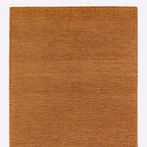 Teppich HEINE HOME Teppiche Gr. B/L: 120 cm x 170 cm, 17 mm, 1 St., braun (zimt, meliert) Shaggy-Teppiche