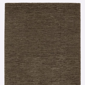 Teppich HEINE HOME Teppiche Gr. B/L: 120 cm x 170 cm, 17 mm, 1 St., grau (anthrazit, meliert) Shaggy-Teppiche