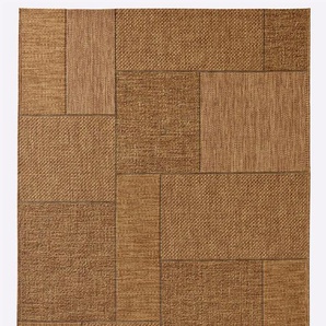 Teppich HEINE HOME Teppiche Gr. B/L: 120 cm x 170 cm, 5 mm, 1 St., braun Wohnzimmerteppiche