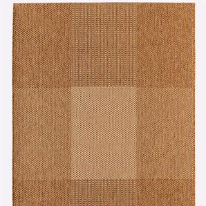 Teppich HEINE HOME Teppiche Gr. B/L: 120 cm x 170 cm, 6 mm, 1 St., braun (honig) Kurzflor-Teppiche