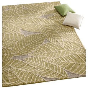Teppich HEINE HOME Teppiche Gr. B/L: 120 cm x 180 cm, 13 mm, 1 St., grün Schurwollteppiche