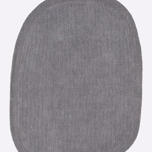 Teppich HEINE HOME Teppiche Gr. B/L: 120 cm x 180 cm, 5 mm, 1 St., grau Schurwollteppiche