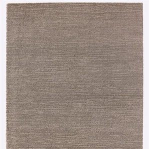 Teppich HEINE HOME Teppiche Gr. B/L: 140 cm x 200 cm, 17 mm, 1 St., grau (grau, meliert) Shaggy-Teppiche