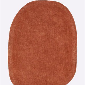 Teppich HEINE HOME Teppiche Gr. B/L: 160 cm x 230 cm, 5 mm, 1 St., orange (terra) Schurwollteppiche