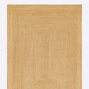 Teppich HEINE HOME Teppiche Gr. B/L: 160 cm x 230 cm, 6 mm, 1 St., gelb Juteteppiche