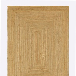 Teppich HEINE HOME Teppiche Gr. B/L: 160 cm x 230 cm, 6 mm, 1 St., grün Juteteppiche