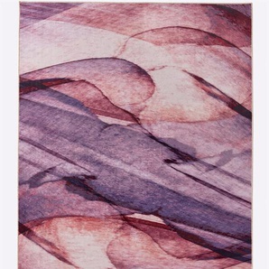 Teppich HEINE HOME Teppiche Gr. B/L: 160 cm x 230 cm, 6 mm, 1 St., lila Wohnzimmerteppiche